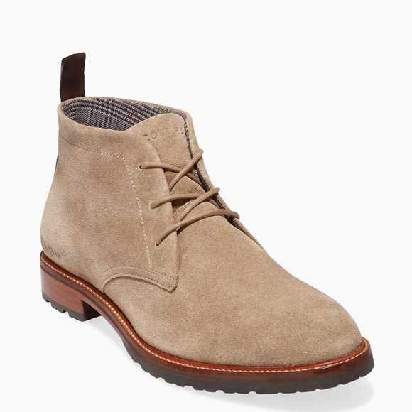 Cole Haan Berkshire Chukka Suede Ankle Boots in Golden Toffee Suede size 11 - Picture 1 of 8